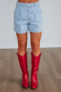Sawyer Denim Shorts - Light Wash