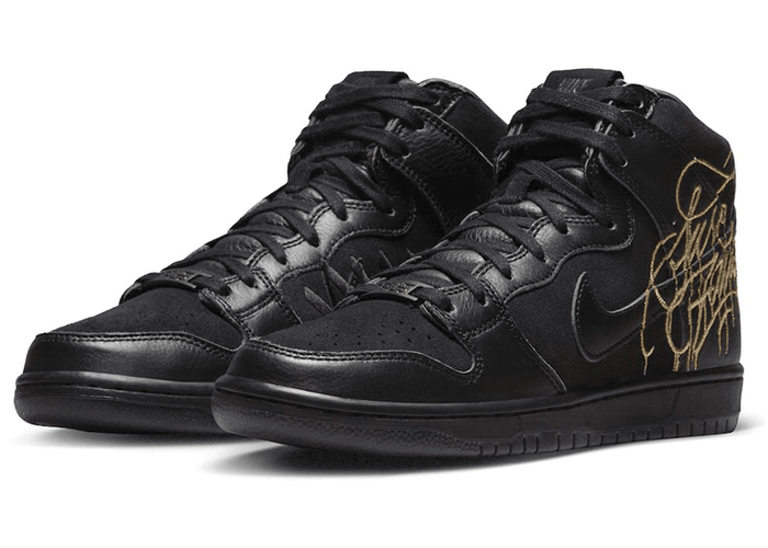 Nike SB Dunk High FAUST Black Gold