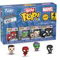 Spider-Man - Spider-Man, Green Goblin, J. Jonah Jameson & Mystery Chase Bitty Pop! Vinyl Figure 4-Pack