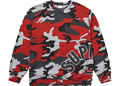 Supreme Nike Arc Crewneck Red Camo