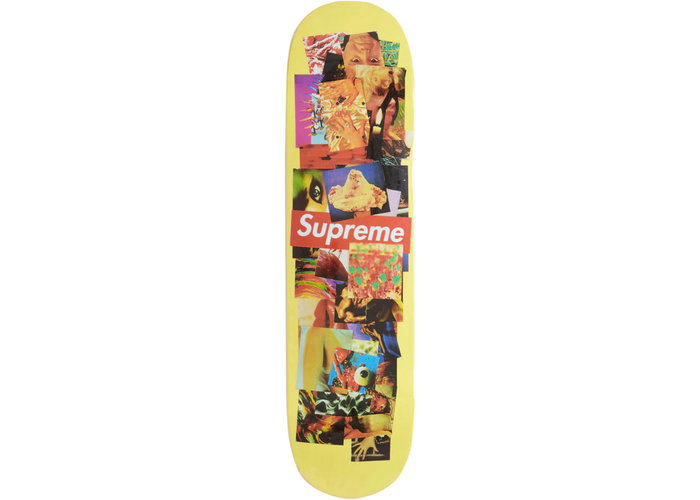 Supreme Stack Skateboard Deck Yellow