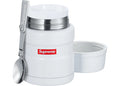 Supreme Thermos Stainless King Food Jar And Spoon White