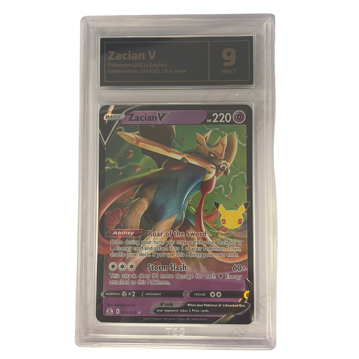 TCG Graded Pokemon Zacian V