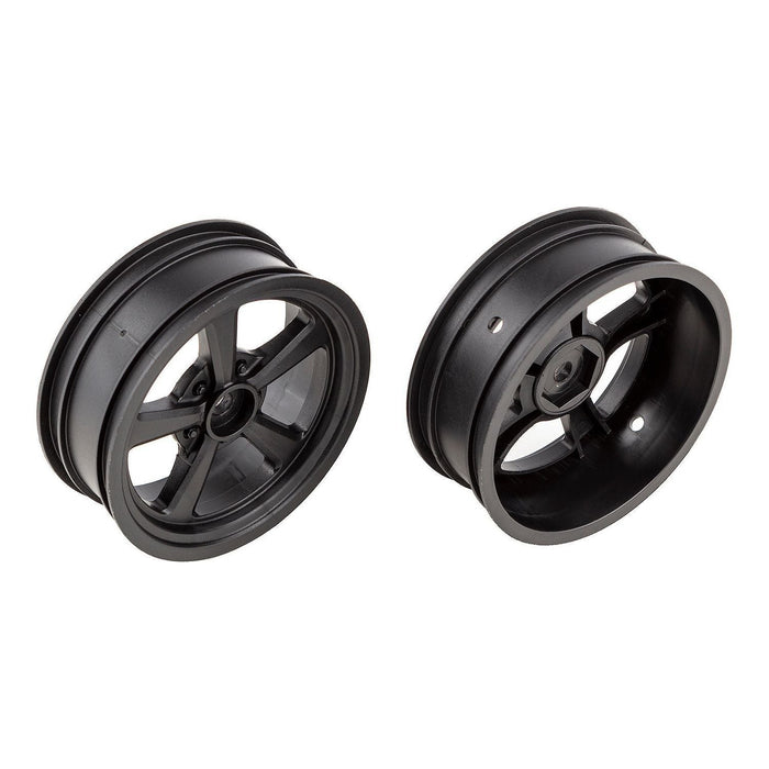 Team Associated DR10 Drag Front Rims- Black