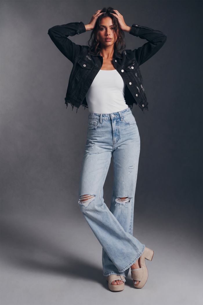 Thea Flying Monkey Jeans - Vintage Light Wash
