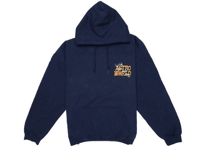 Travis Scott Astroworld Houston Exclusive Hoodie Blue