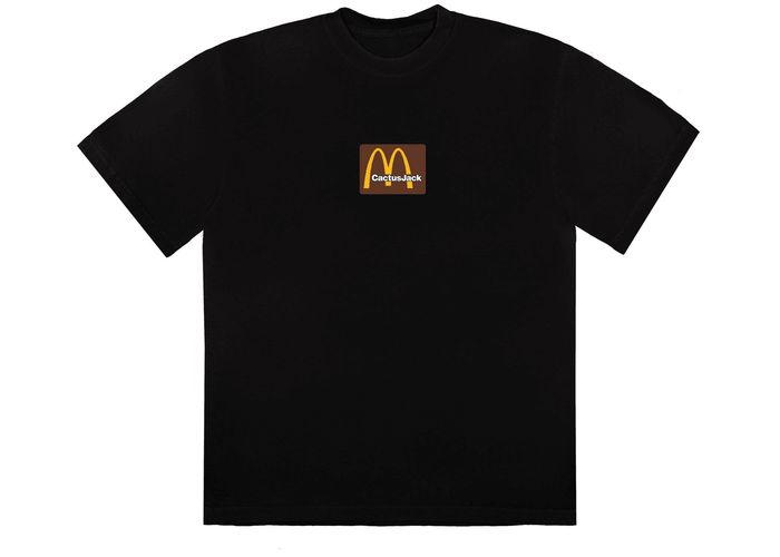 Travis Scott X McDonald's Sesame Inv T-Shirt Black/Brown