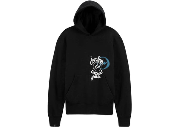Travis Scott X Jordan X Fragment Hoodie Black