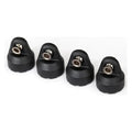 Traxxas #8361 Shock caps (black) (4) (assembled with hollow balls)
