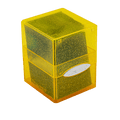 ULTRA PRO Deck Box Satin Cube Glitter - Yellow