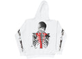 Vlone X Never Broke Again Bones Hoodie White