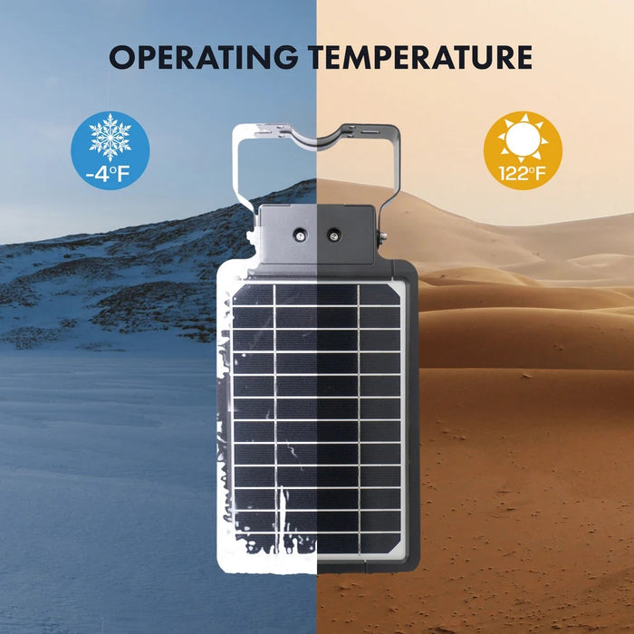 Wagan Tech Solar + LED Floodlight 1000 Operating Temperature