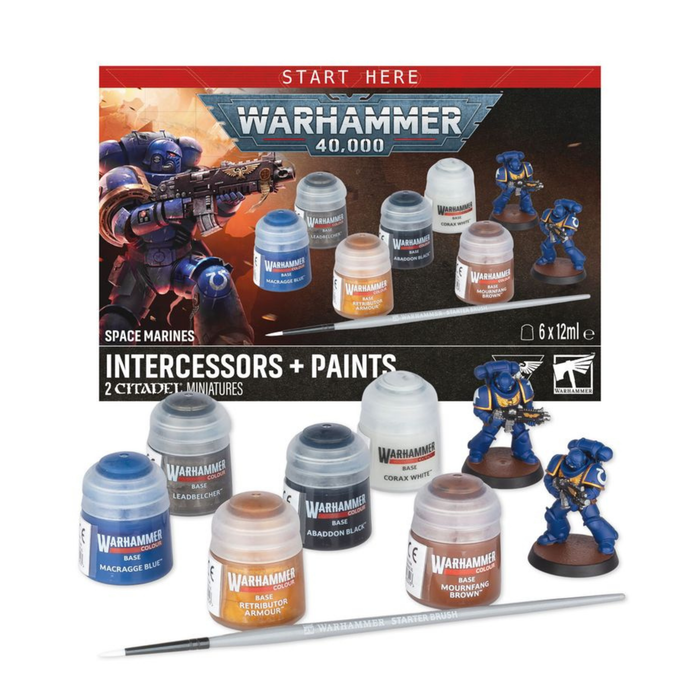 Warhammer intercessors Marines + Paints