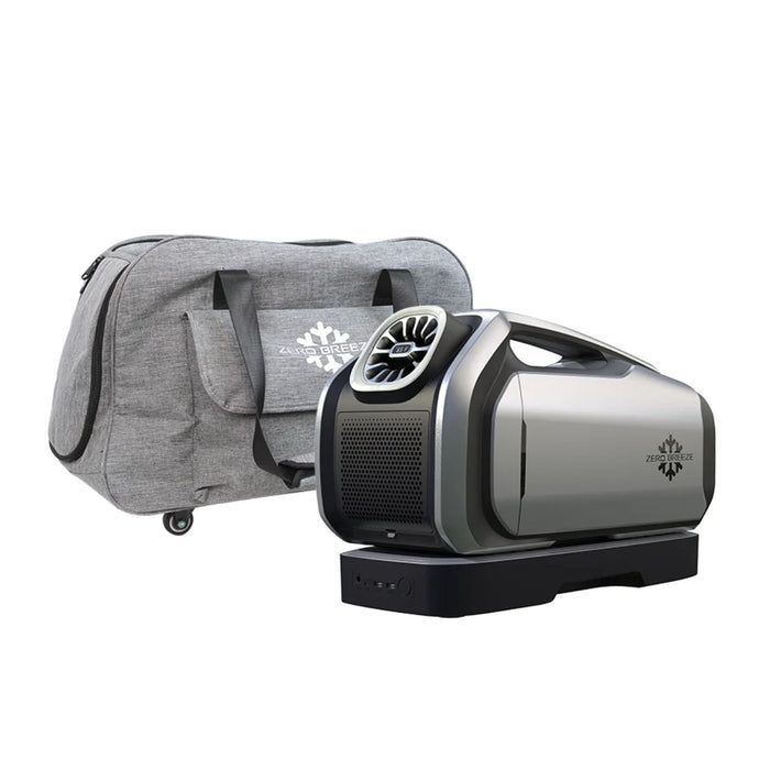 ZERO BREEZE Mark 2 Portable Bag with ZERO BREEZE  Air Conditioner and Battery