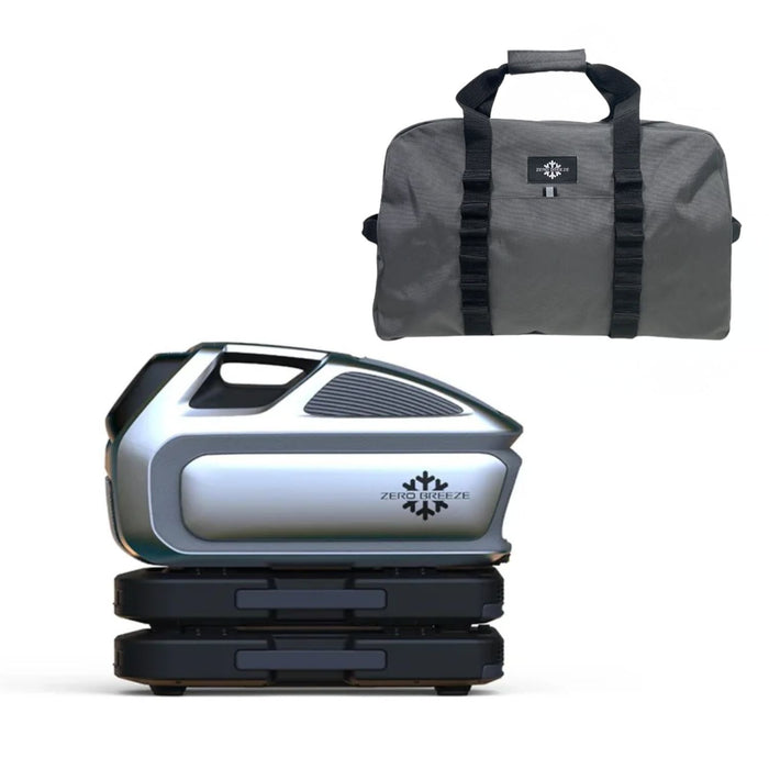 ZERO BREEZE Mark 3 Carry Bag with ZERO BREEZE Mark 3 with two extra battery